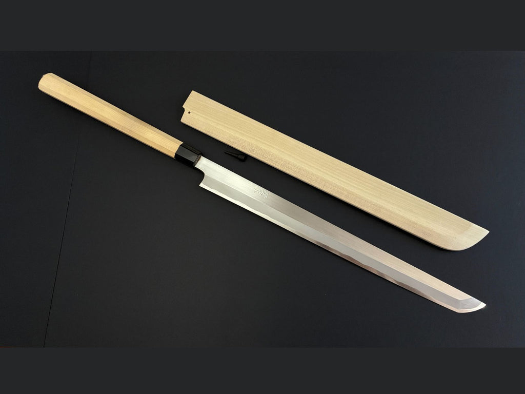 MASASHI KOBO 470mm (18 1/2inch) White II steel Blade Maguro Kiri